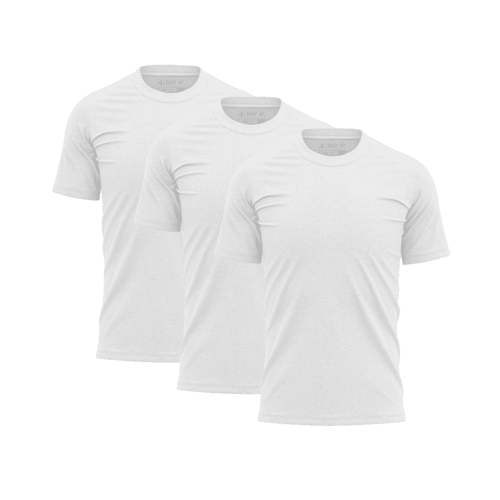 All White Basics (3 Pack)