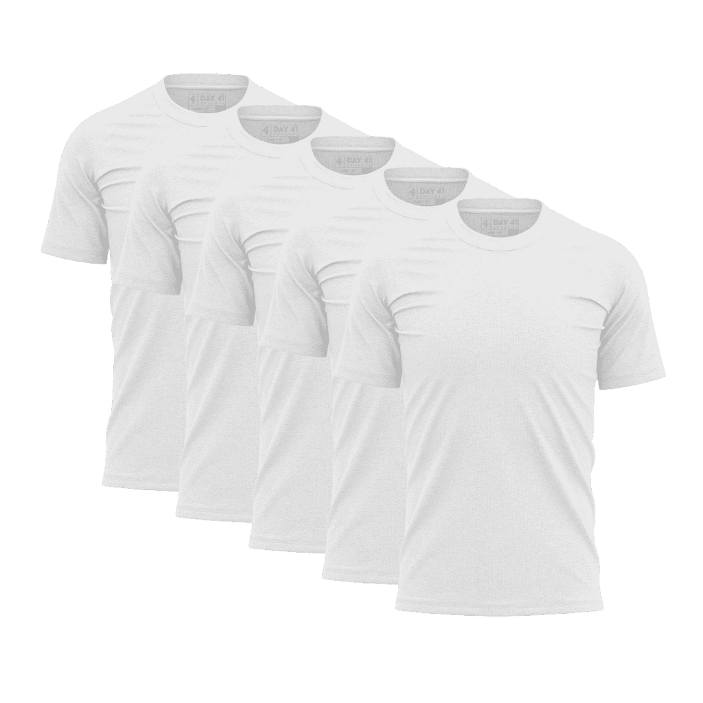 All White Basics (5 Pack)